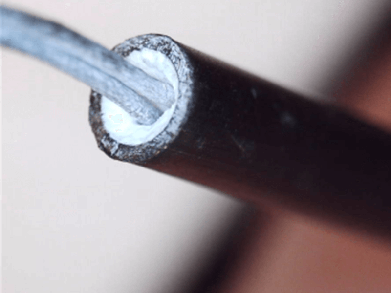 Aerospace cable-processed using laser wire stripping machinery, no damage to conductor