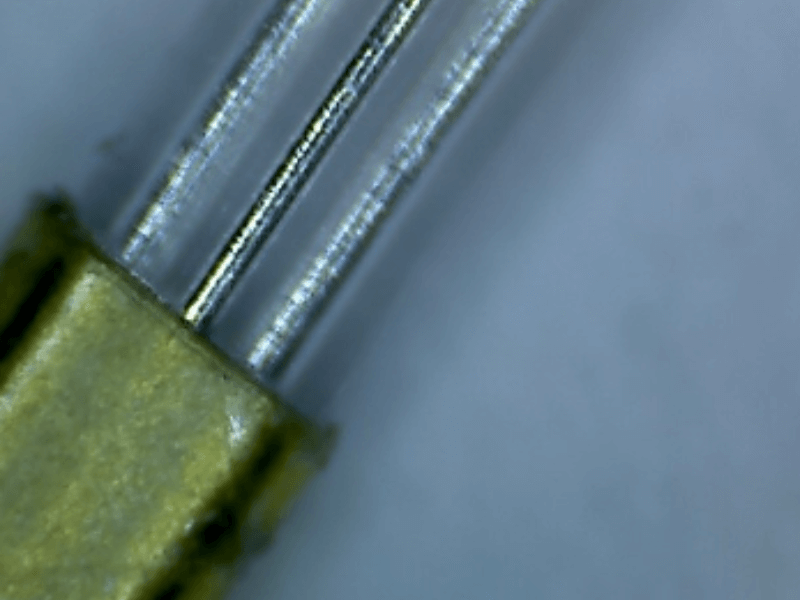 Data Center cable-twin ax processed using laser wire stripping machinery, no damage to conductor