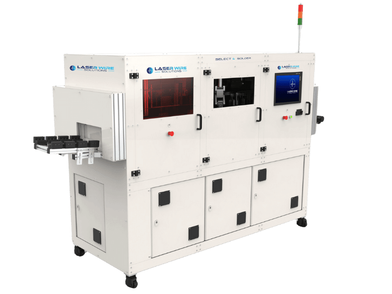 Custom project - selecting wires, stripping wires, soldering wires, in one machine custom built for a medical customer