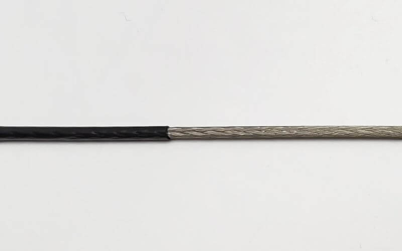 M2 Coax cable 3.2 mm in diameter 12AWG - processed