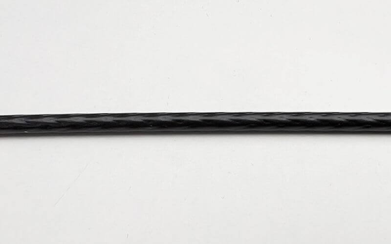 M2 Coax cable 3.2 mm in diameter 12AWG - unprocessed