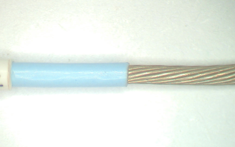 Polymer on polymer stranded wire processed using the Mercury-4-