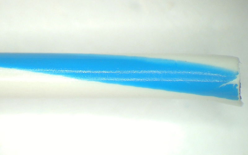 1688 Polymer on polymer stranded wire processed using the Mercury-4-unprocessed Polymer on polymer stranded wire processed using the Mercury-4-