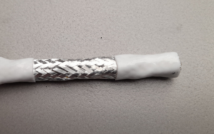 Multicore (twisted pair) Teflon jacket wire processed with the Mercury-2