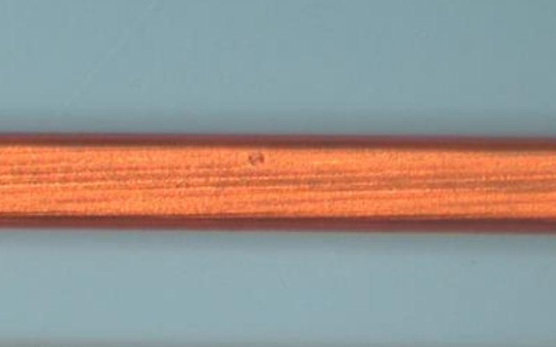 Rectangular Superconducting Wire for MRI processed with the Viking-4-unprocessed Rectangular Superconducting Wire for MRI processed with the Viking-4