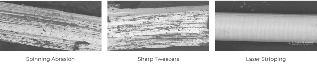 SEM Images - Laser vs Tweezer vs Cones