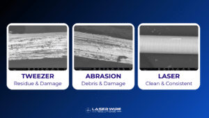 wire stripping methods compared laser vs mechanical