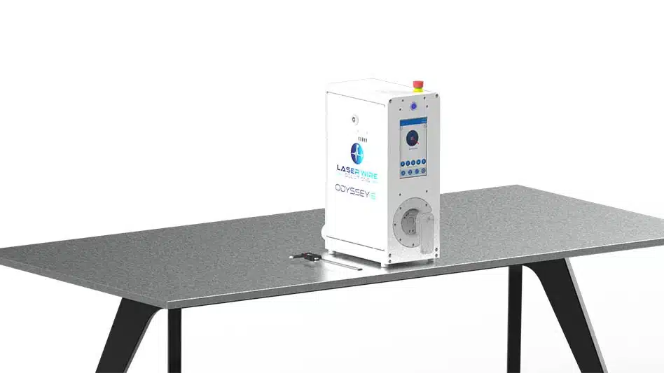 Odyssey-8 is the world’s smallest benchtop laser wire stripper
